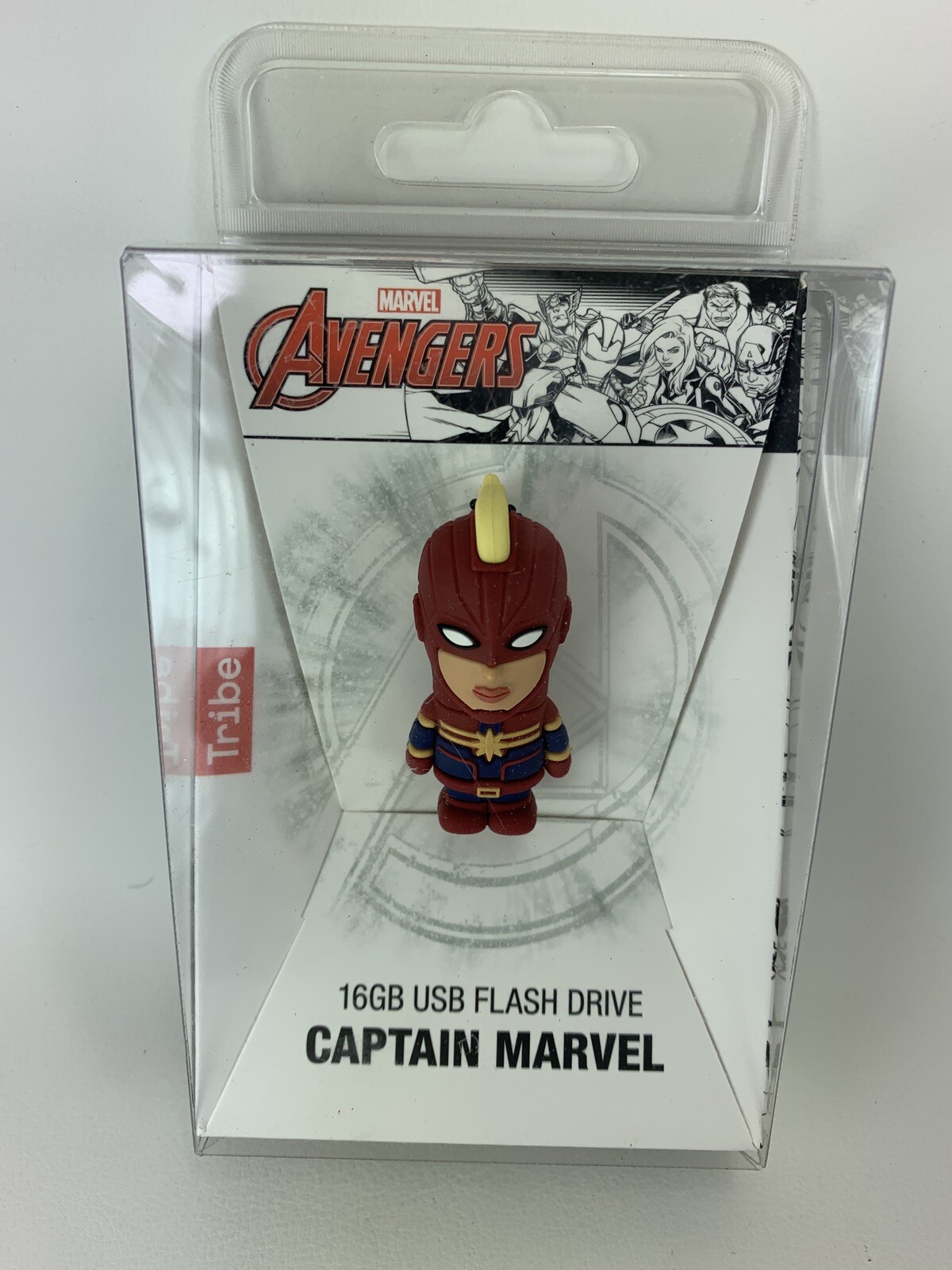 Tribe Captain Marvel 16GB USB Flash Drive Avengers Memory Stick Factory Sealed