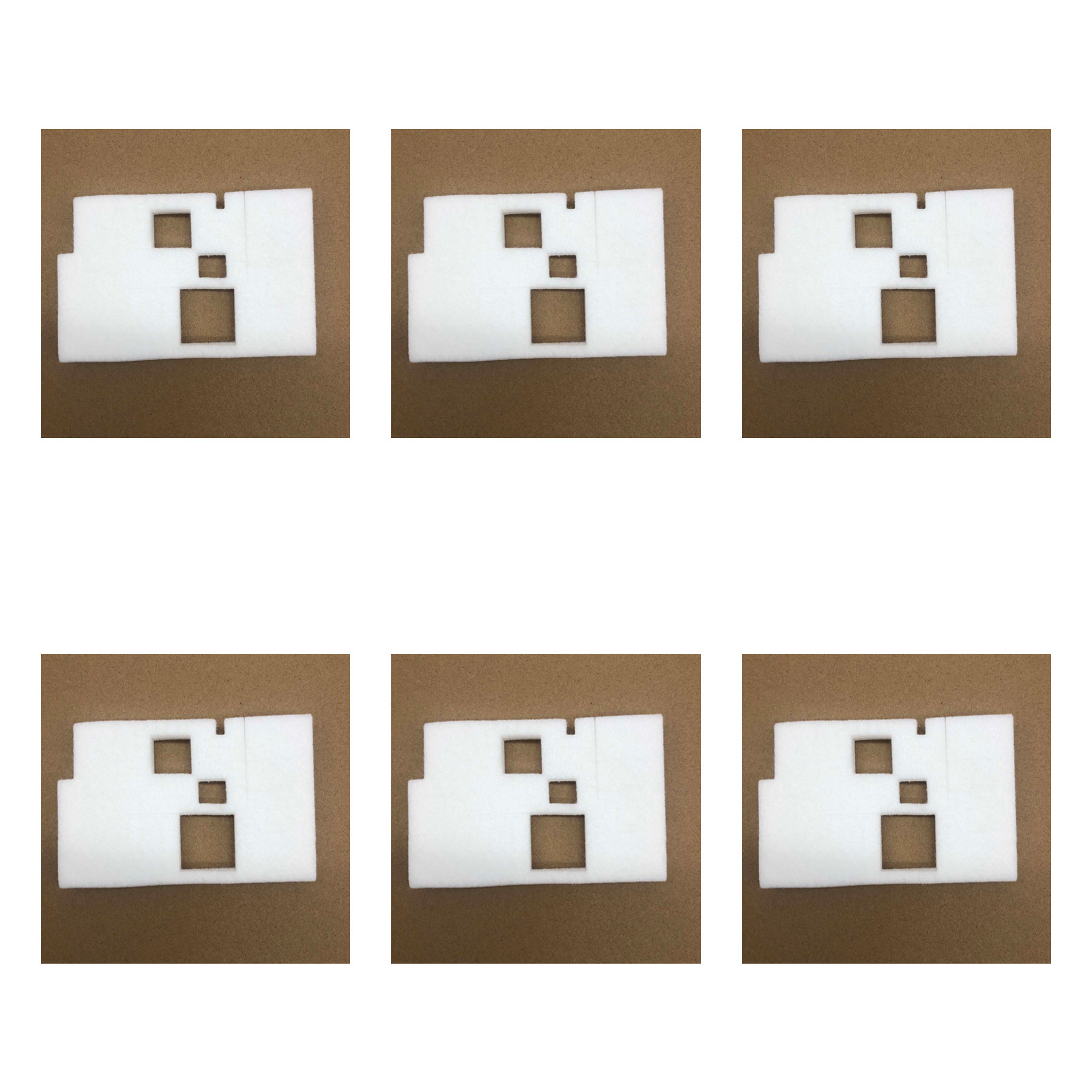 6PCS Waste Ink Pad Fits For Canon MG2965 MG2580 MG2880 MG2980 MG3080 MG2540S
