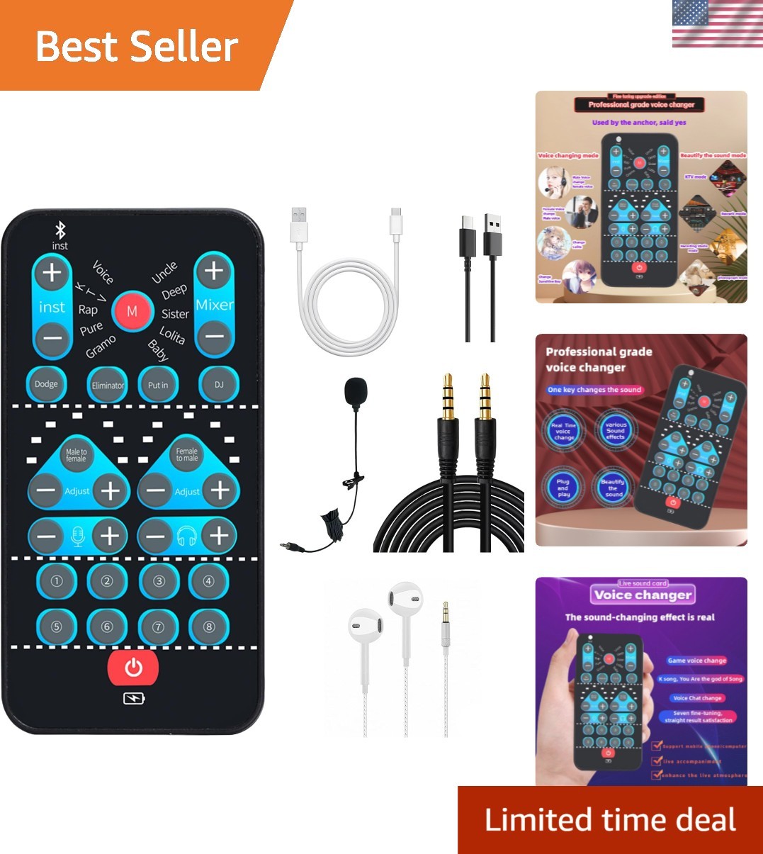 Lightweight High-Definition Voice Changer for Interactive Gaming & Streaming