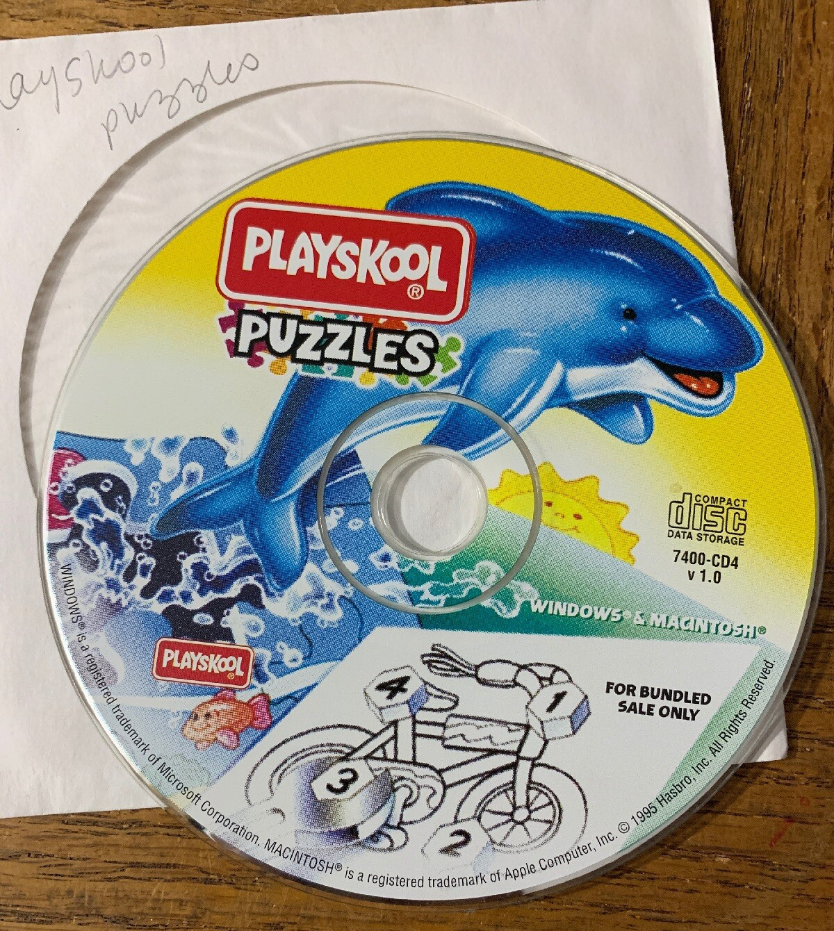 Playskool Puzzles PC CD Rom Game