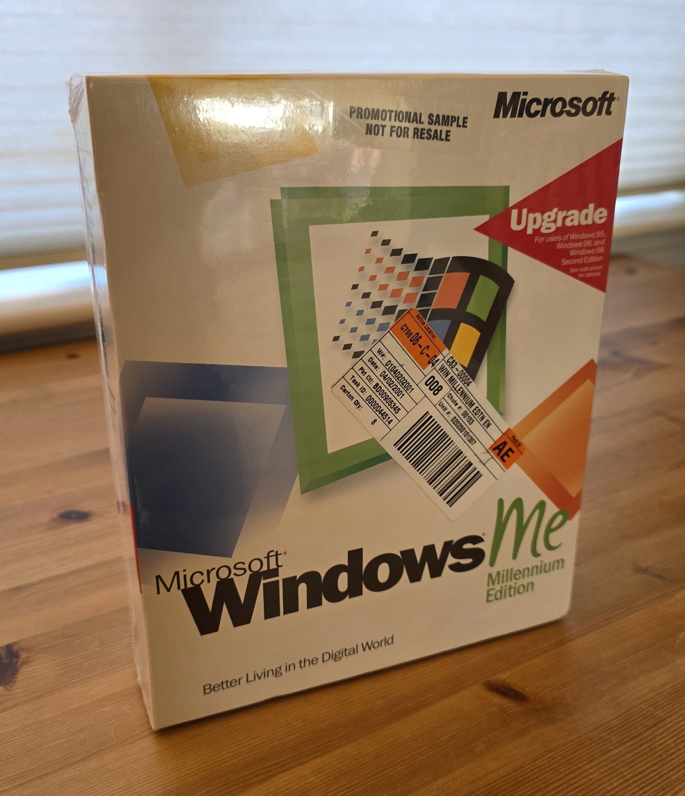 Factory sealed Windows Millennium Edition (Windows Me) - Promotional Sample