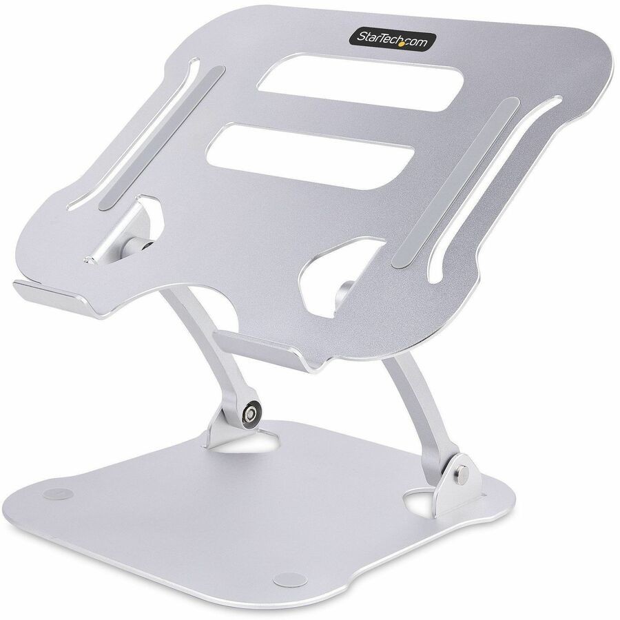 StarTech Adjustable Height Laptop Stand for Desk Aluminum ADJLAPTOPRISER