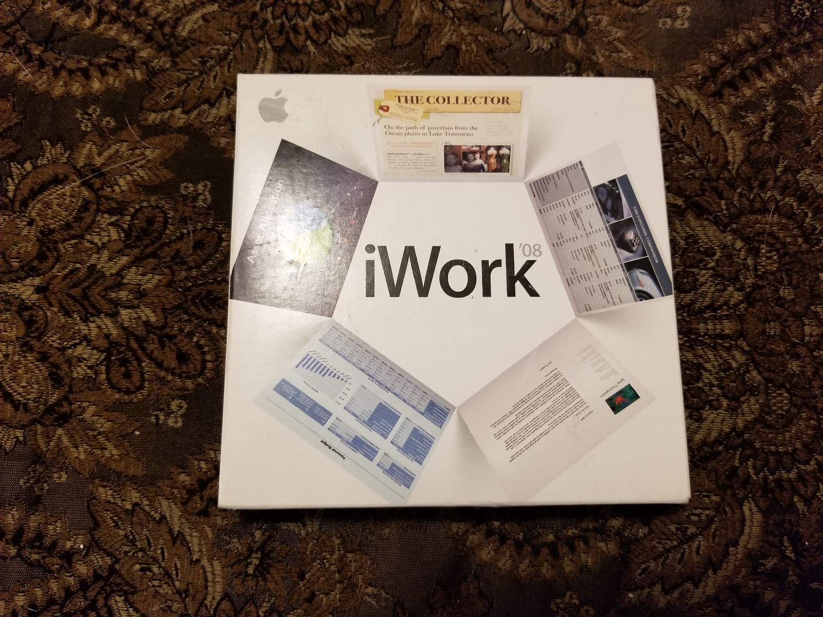 Apple iWork '08 Macintosh CD-ROM Version 8.0.1 Pages Numbers Keynote '08 c. 2007
