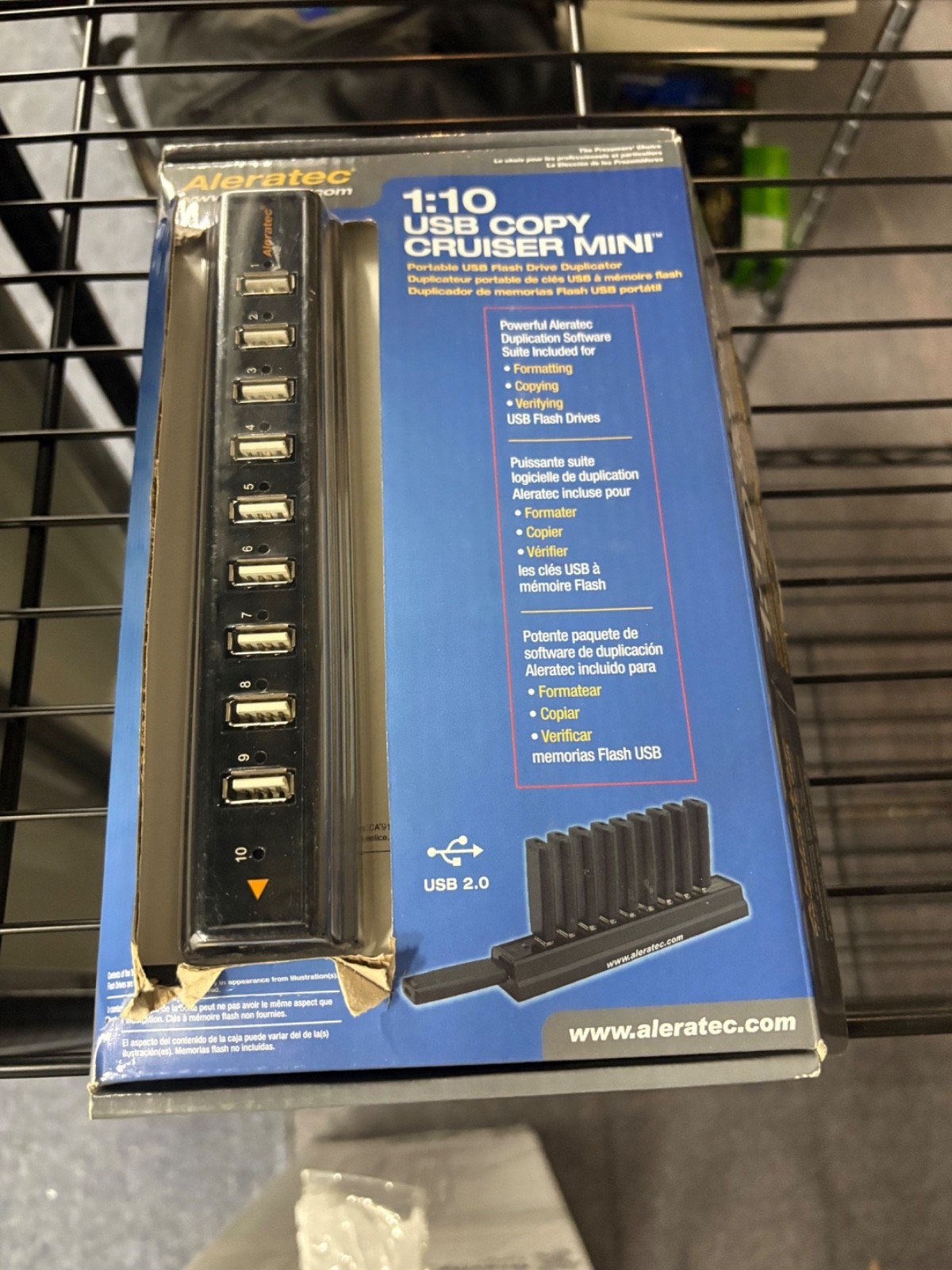 Aleratec Copy Cruiser Mini 1:10 USB 3.0 Hard Drive Duplicator Windows/Mac