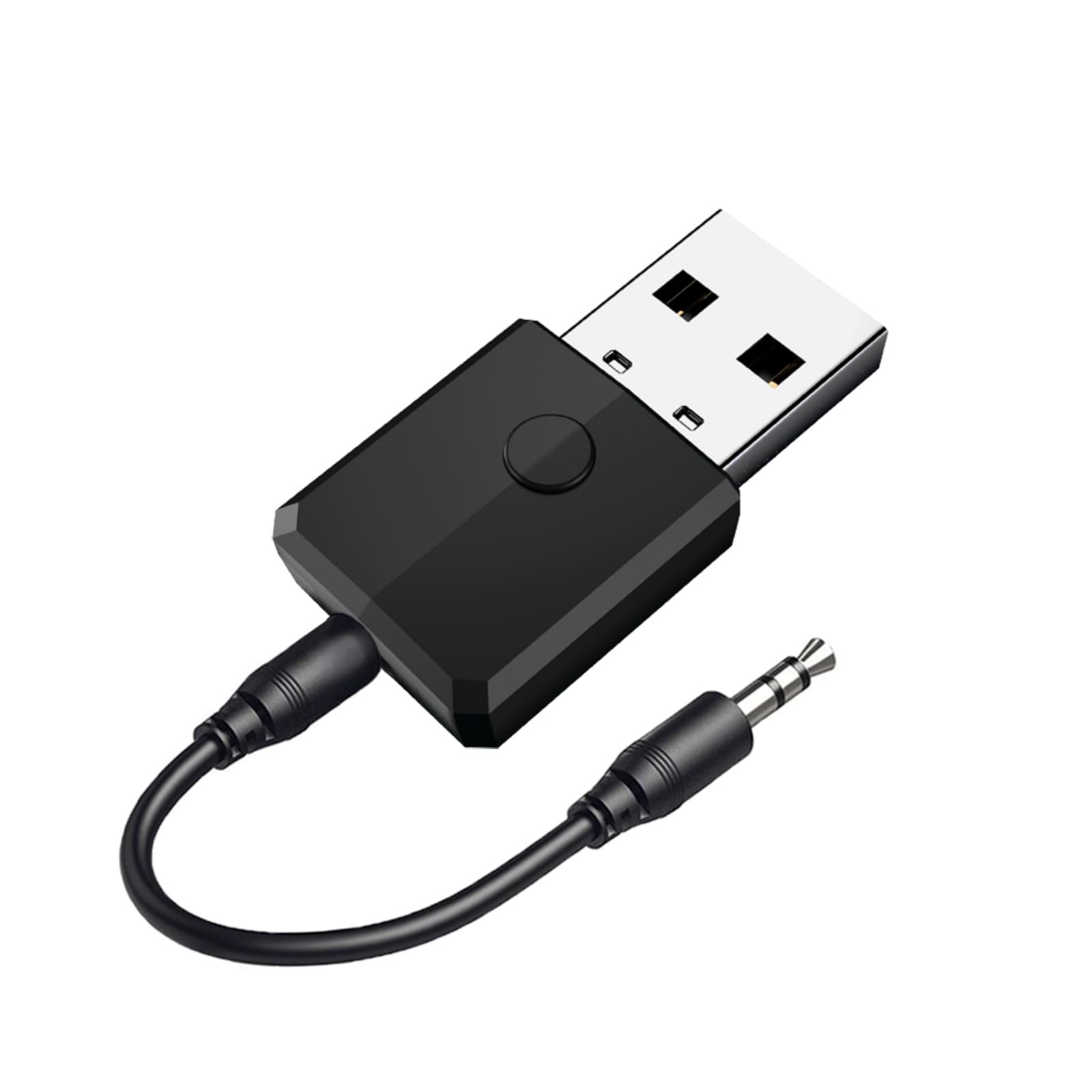 USB Bluetooth 5.0 Transmitter Receiver – 4-in-1 Mini Wireless Audio Adapter, 3.5