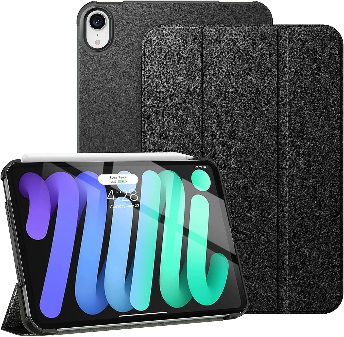 iPad Mini 6th gen Case Trifold Smart Stand Cover