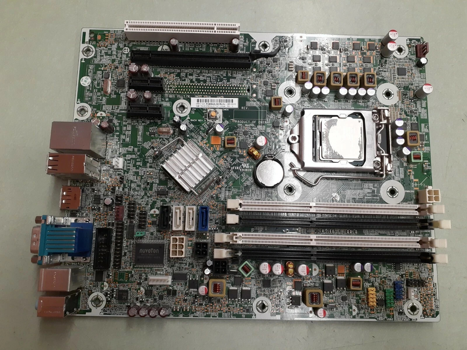 HP 6200 Pro SFF System Desktop Motherboard LGA1155 615114-001 614036-002 Tested