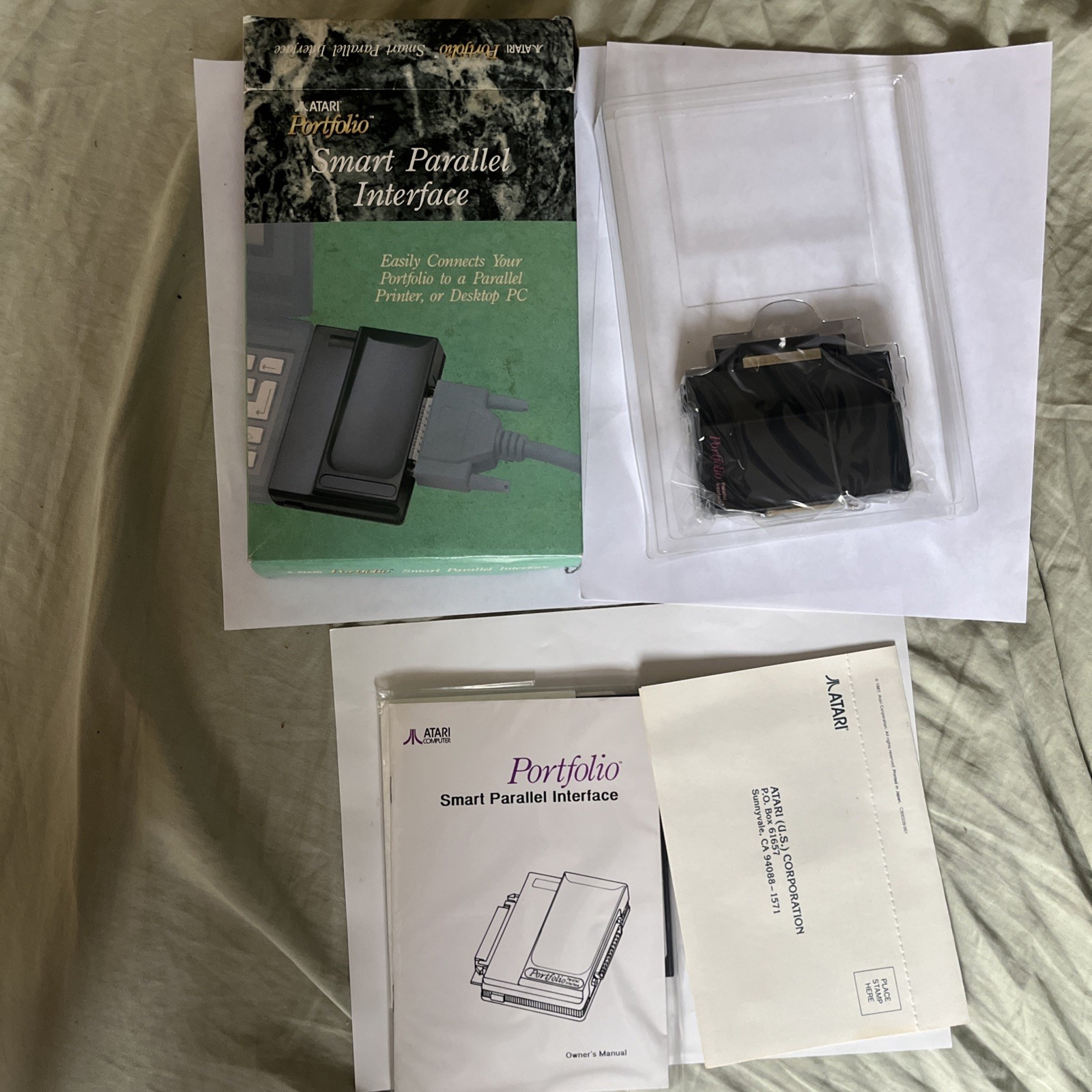 Atari Portfolio SMART PARALLEL INTERFACE New Open Box