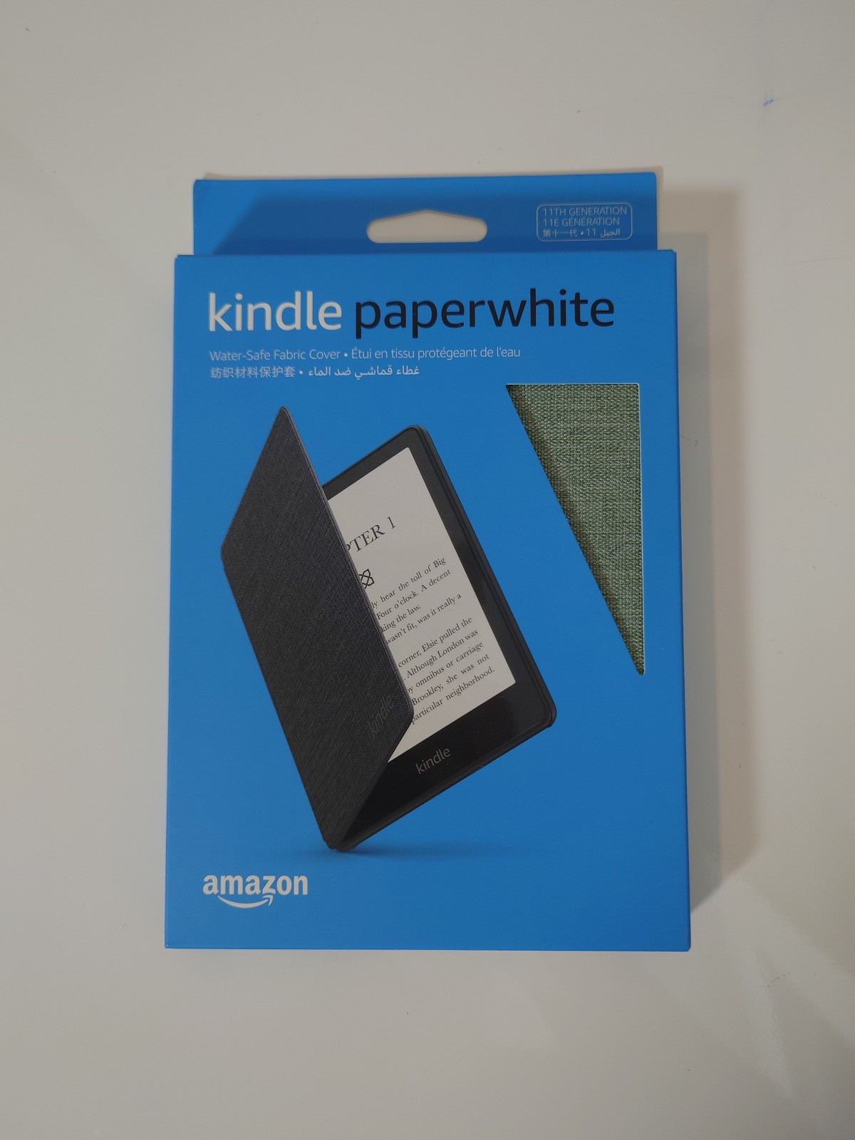Amazon Kindle Paperwhite Fabric 11 Generation Case Cover BLUE OFFICIAL