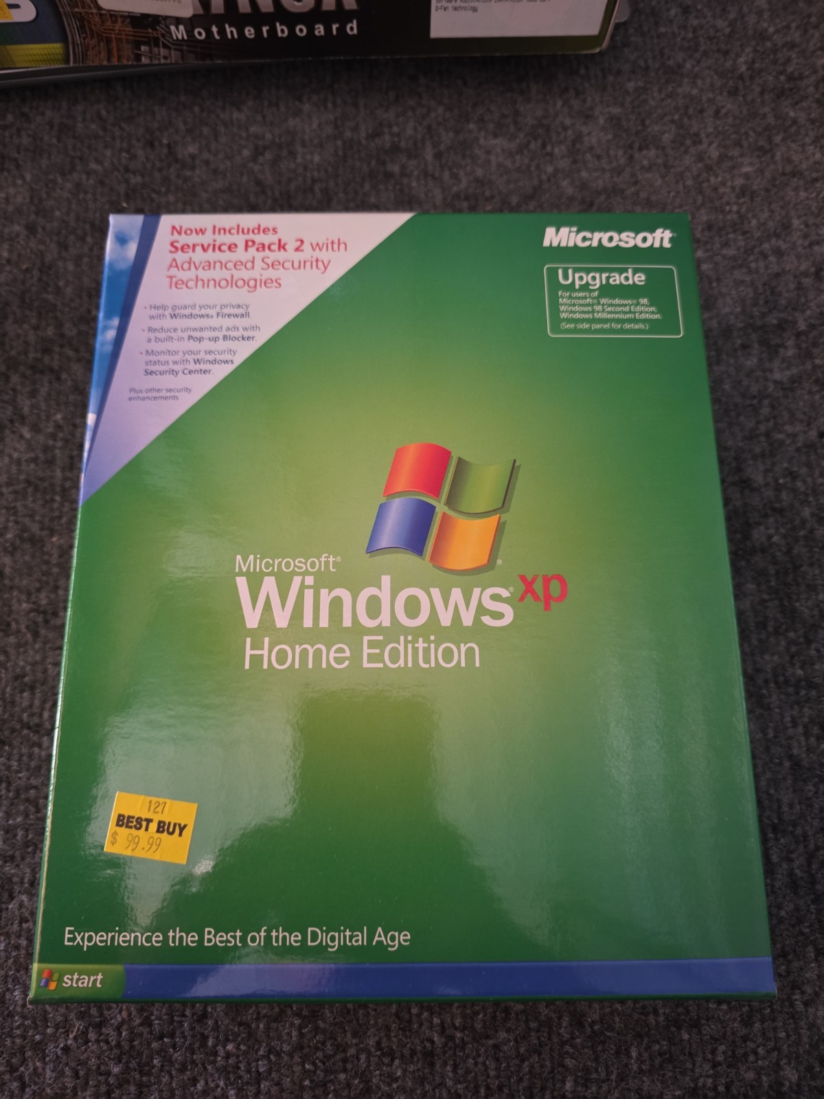 Microsoft Windows XP Home Edition Upgrade SP2 Retail Box 2004 Sealed COA Vintage