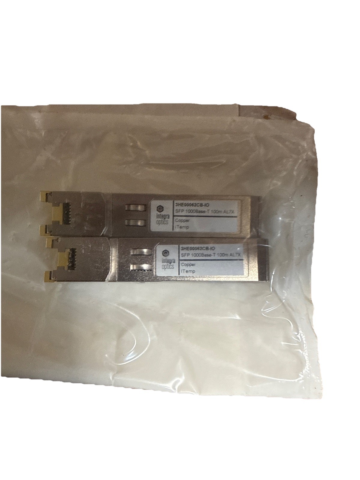 Integra Optics 150DD5C31  1.25G RJ45 1000Base-T SFP Module Copper 3HE00062CB-IO