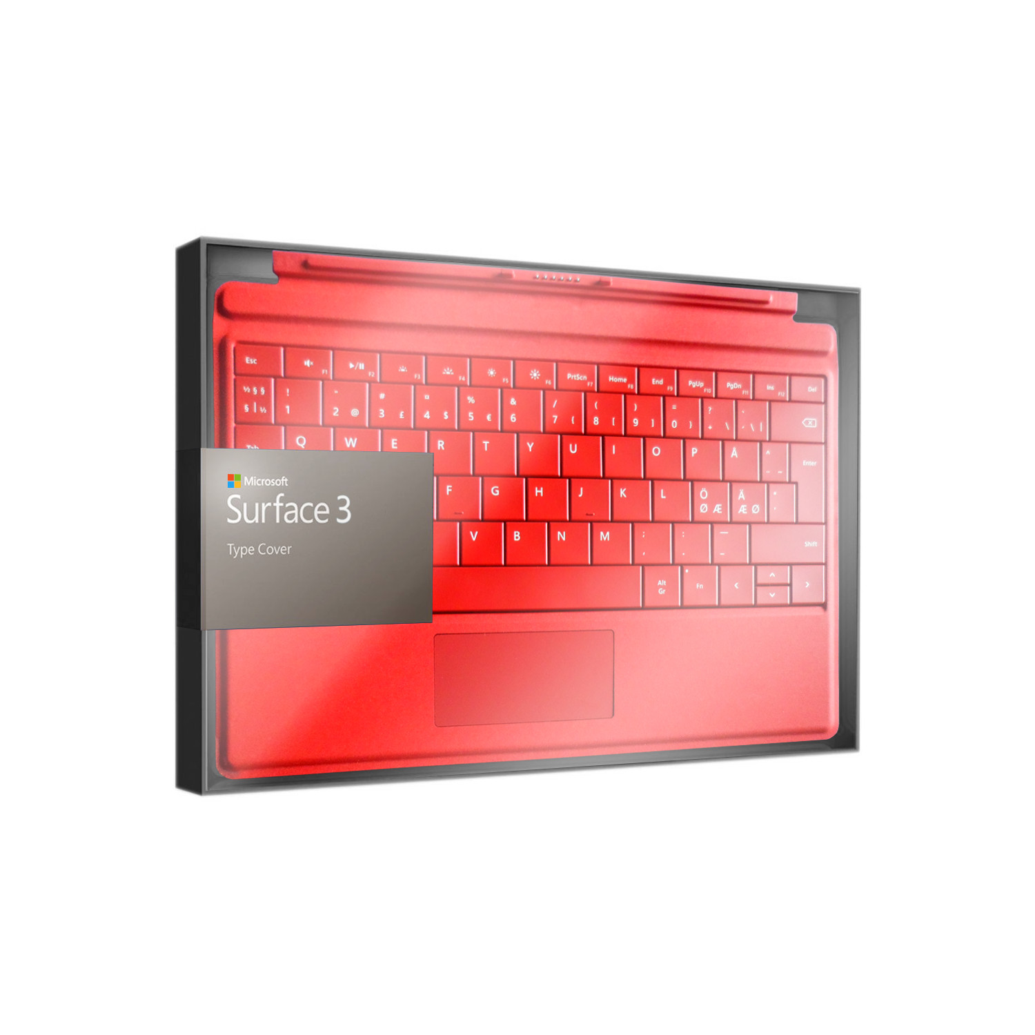 Type Cover Keyboard - Microsoft Surface 3 (NOT for Pro) - US/Nordic QWERTY