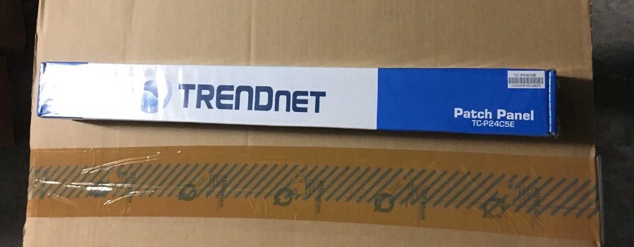 TRENDnet TC-P24C5E / Cat.5/5e Patch Panel / T568 A/B Wired