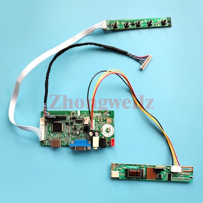 For LTD121EXVV LVDS 20-Pin 1280x800 VGA HDMI 1-CCFL LCD Panel Driver Board Kit