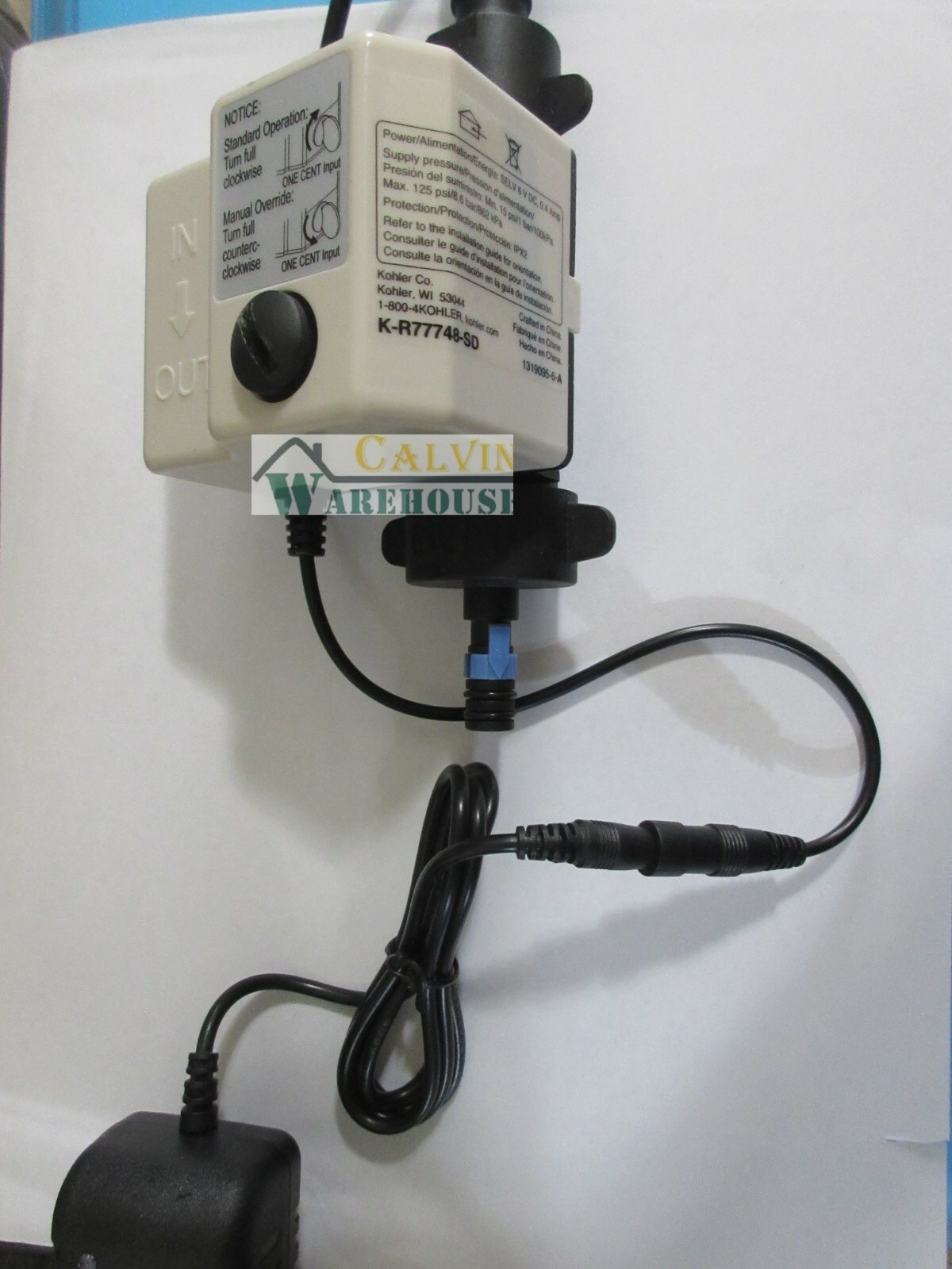Kohler Malleco Faucet Cord Adapter K-R31498-NA - AC Adapter Class 2 Unit OEM