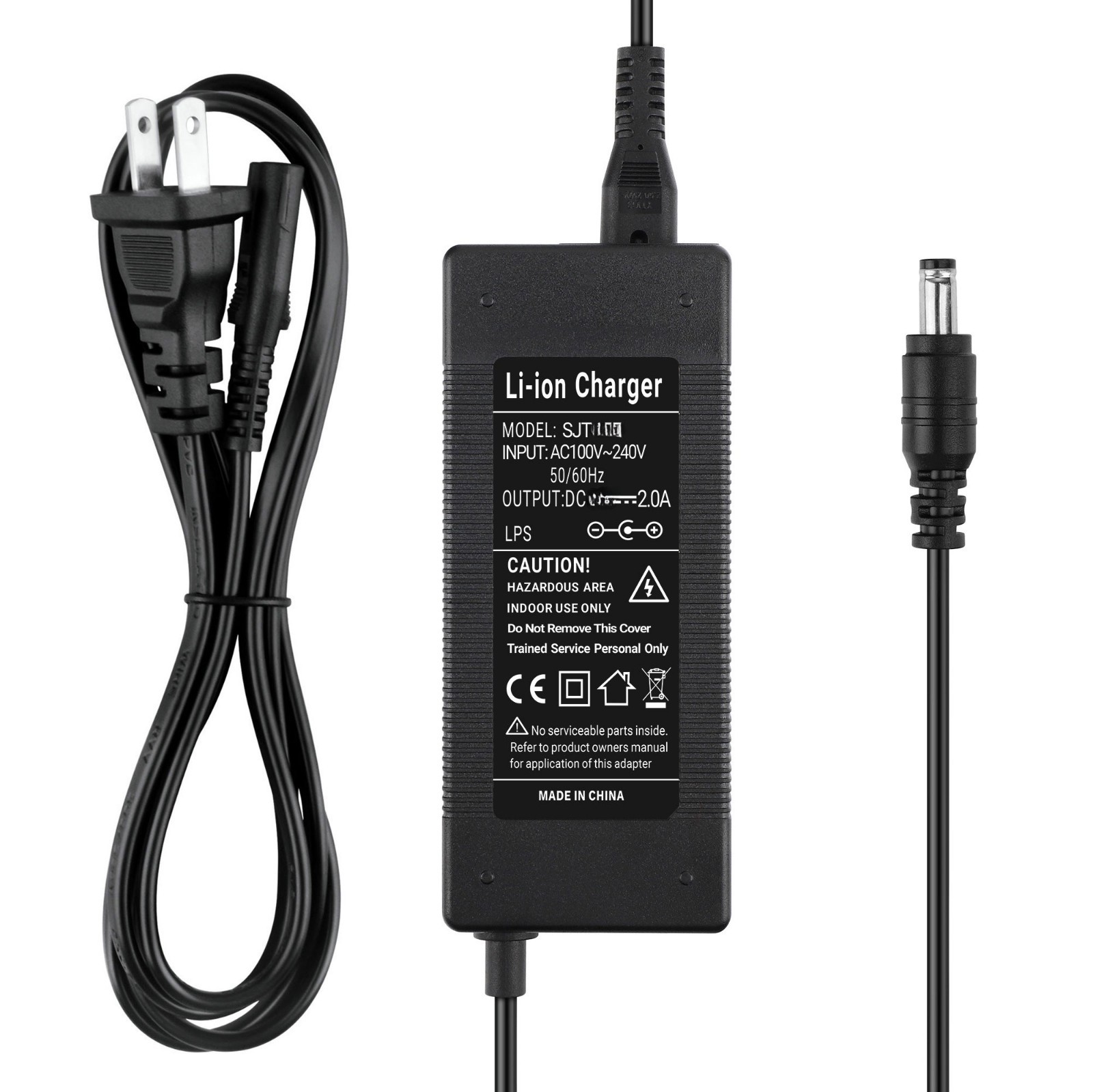 42V 2A AC Adapter Charger For Qlife Cityone 36V Battery Mountain Electric Bike