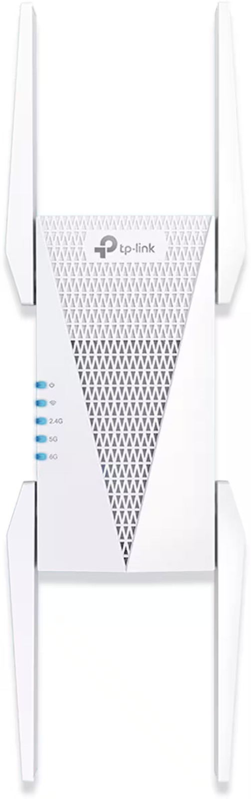 TP-Link - AXE5400 Tri-Band Mesh Wi-Fi 6E Range Extender - White