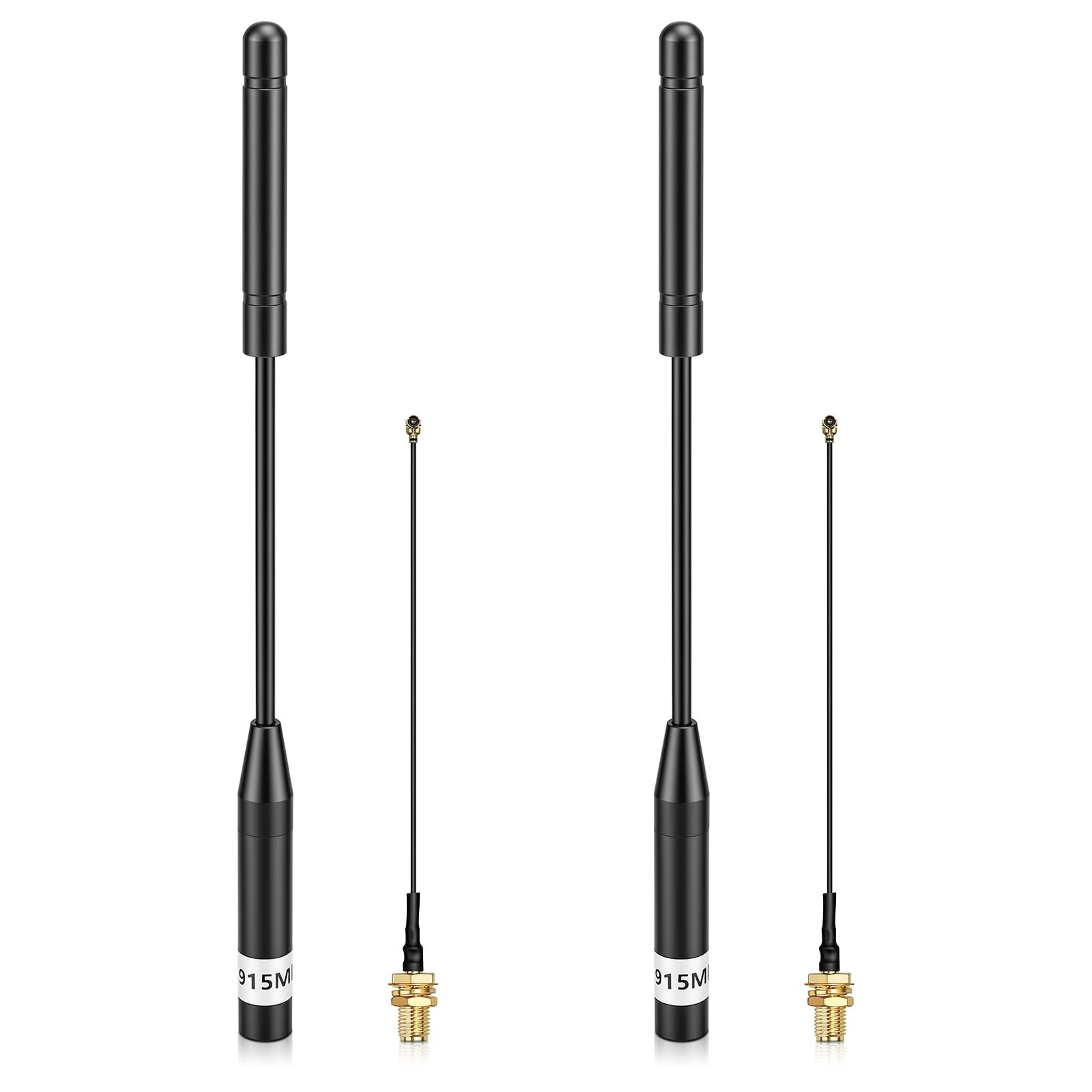 2 PCS Black 915MHz LoRa Antenna 20cm Whip For Meshtastic 10dBi Gain Router