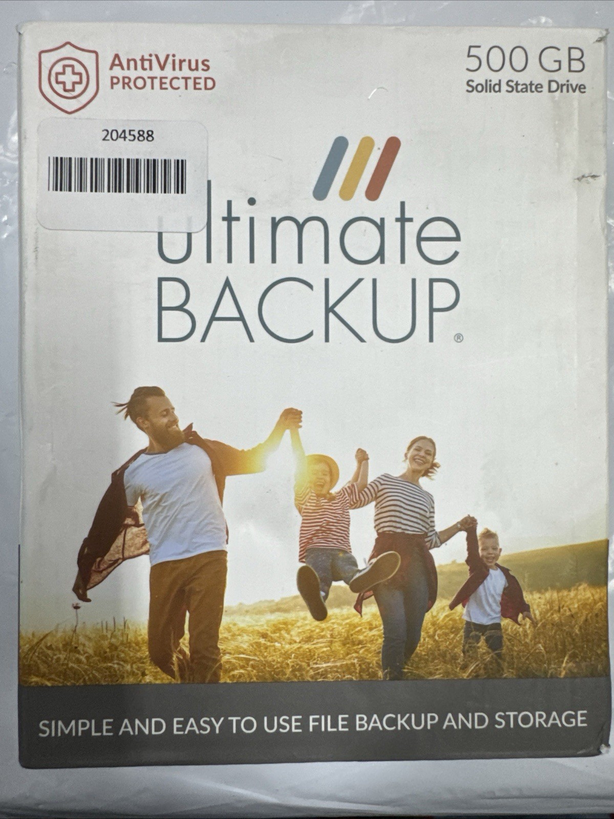 Ultimate Backup Solid State Drive 500GB  SSD with Anivirus Protection NEW SEALED