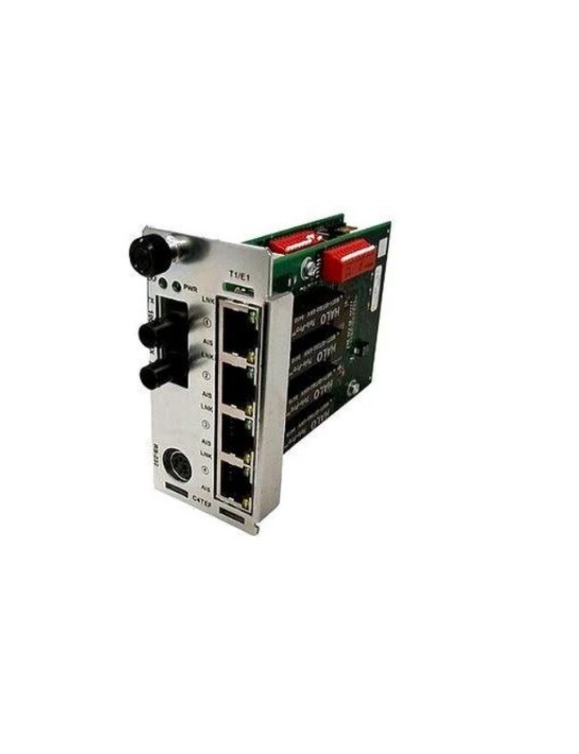 Transition Networks C4TEF1014-100 Single-Mode1310NM System Media Converter 