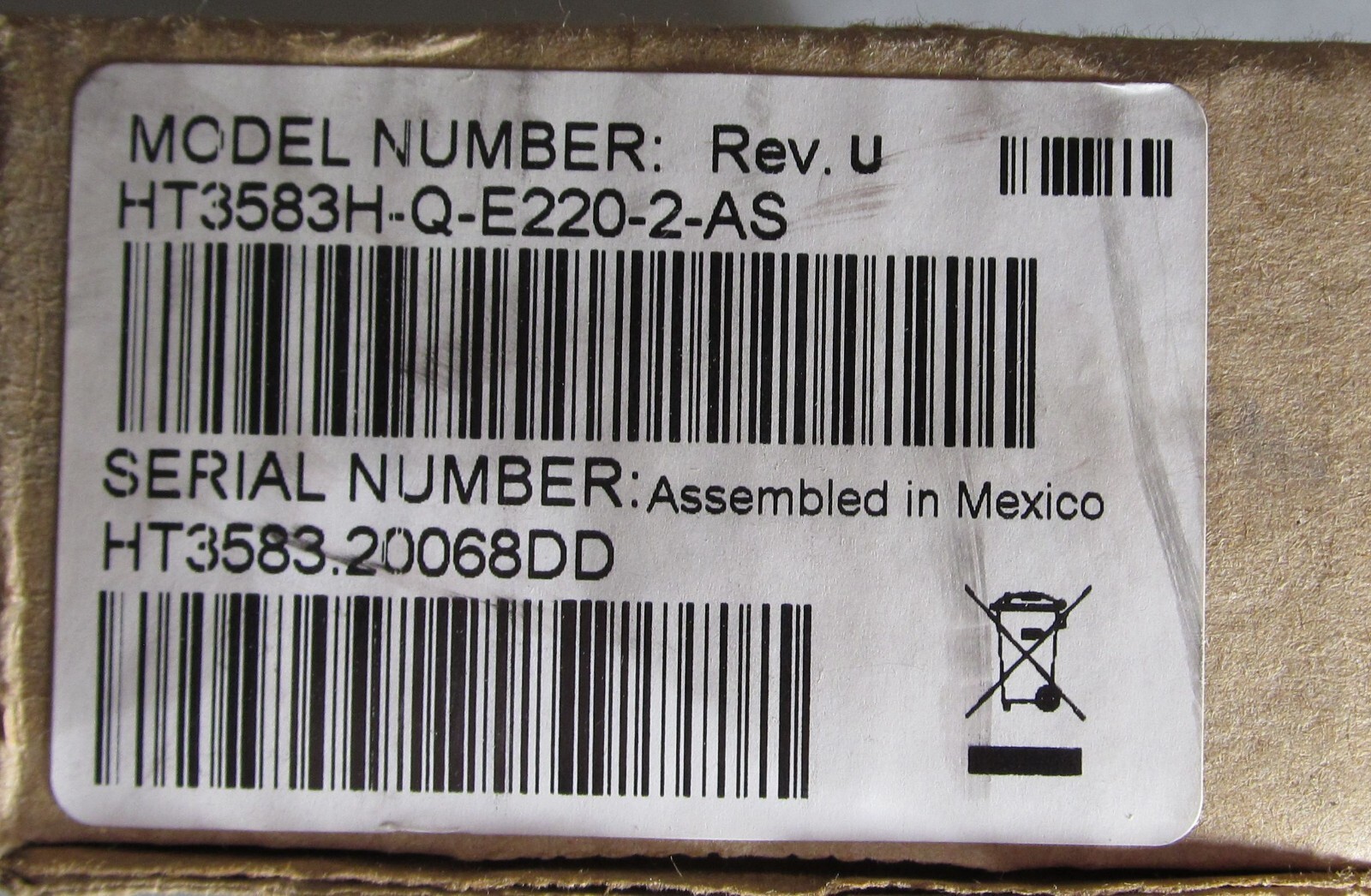 ARRIS HT3583H-Q-E220-2-AS 1.2 GHZ QUAD DENSITY FULL SPECTRUM TRANSMITTER MODULE