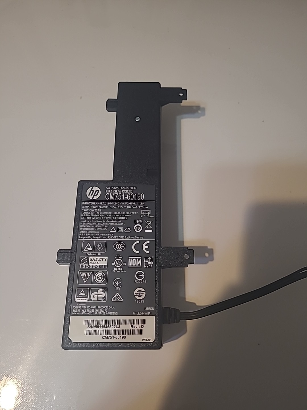 CM751-60045CM751-60190 Compatible HP Officejet Pro 8100 8600Power Supply Adapter