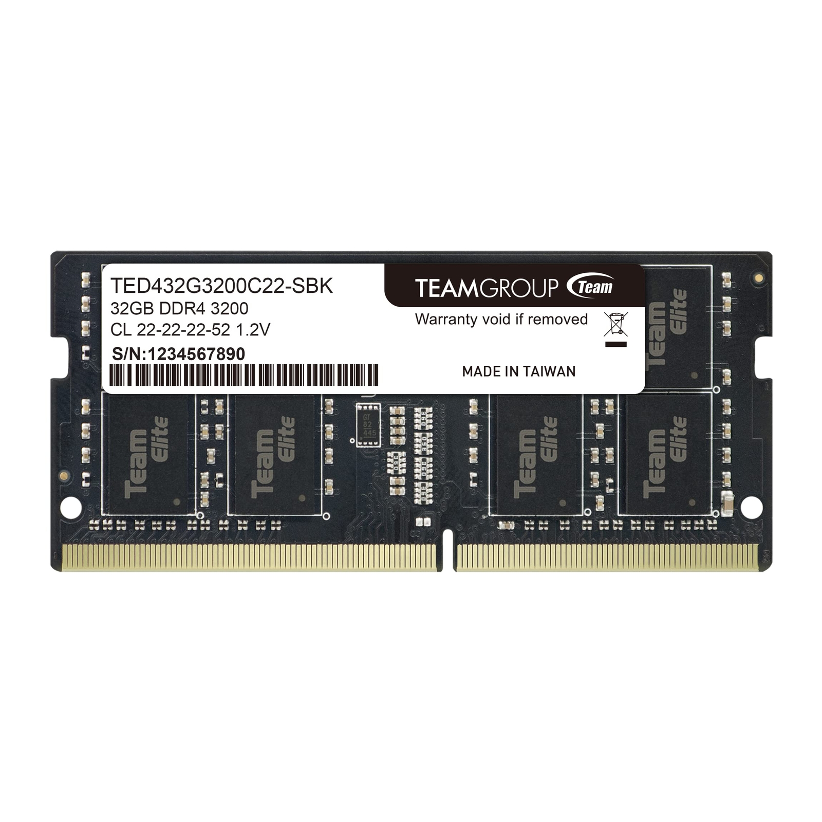 32GB Black DRAM Module Lifetime Warranty Free Technical Support Installation ...