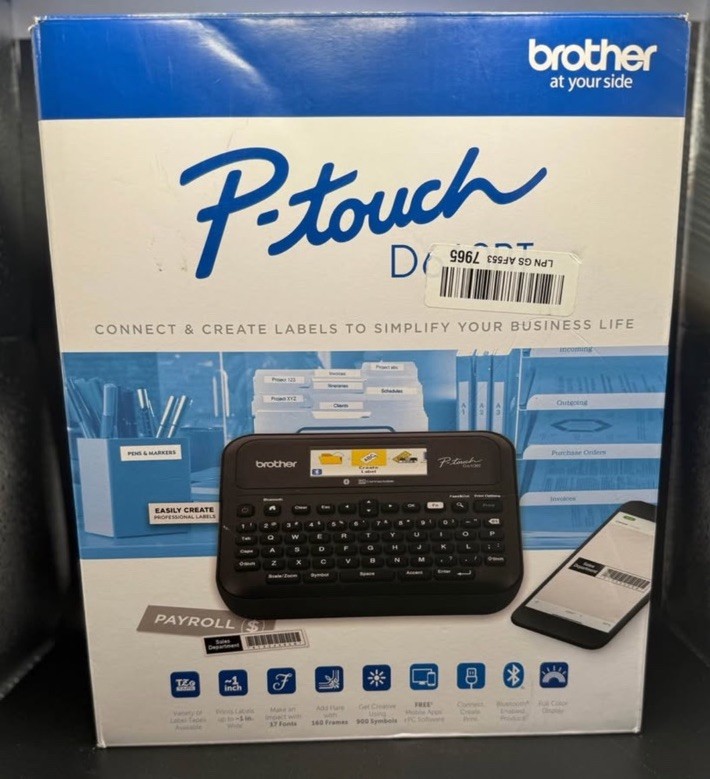 Brother P-touch PT-D610BT Wireless Label Maker