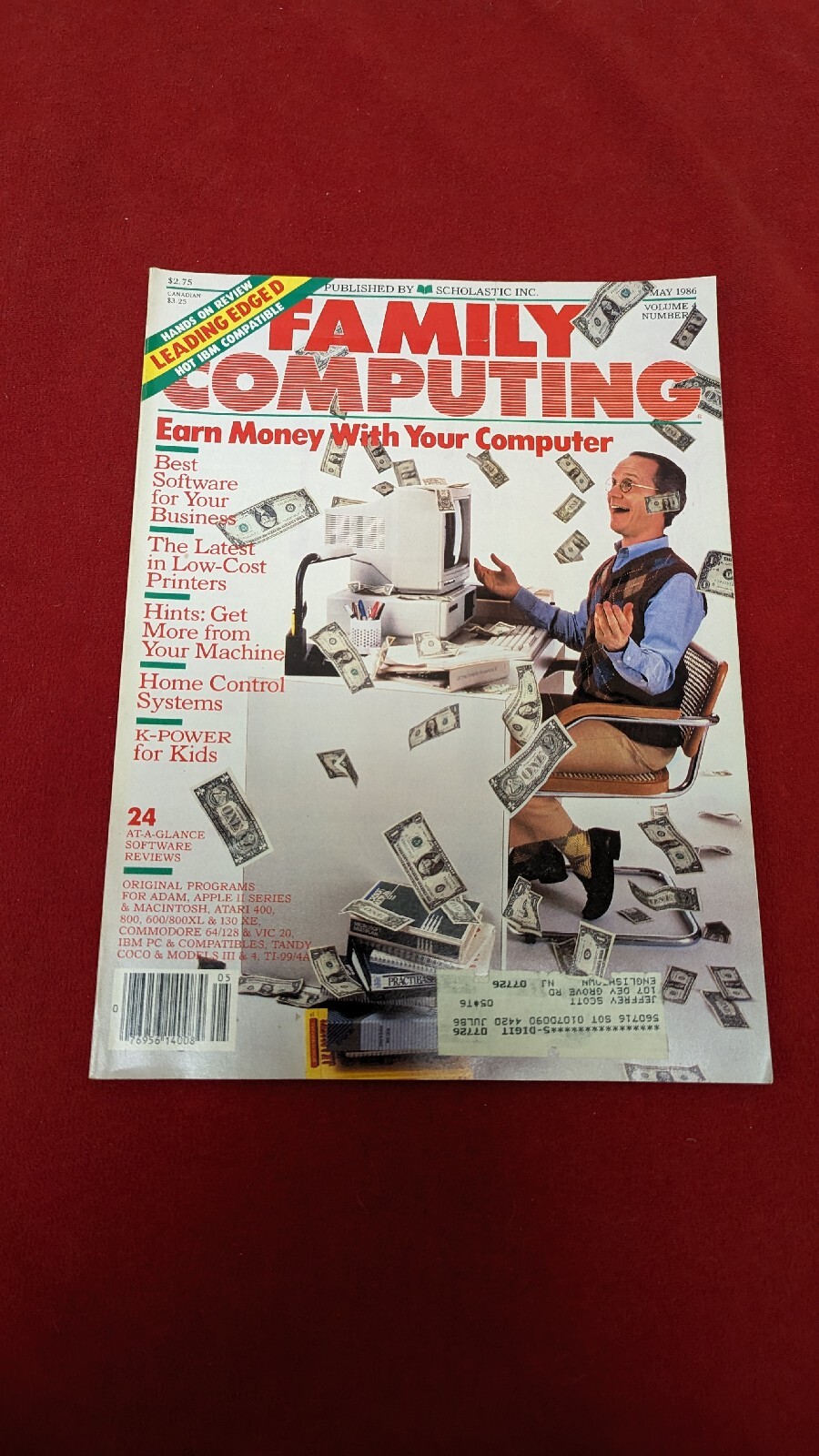 November 1986 Volume 4 Number 5 Family Computing Magazine 