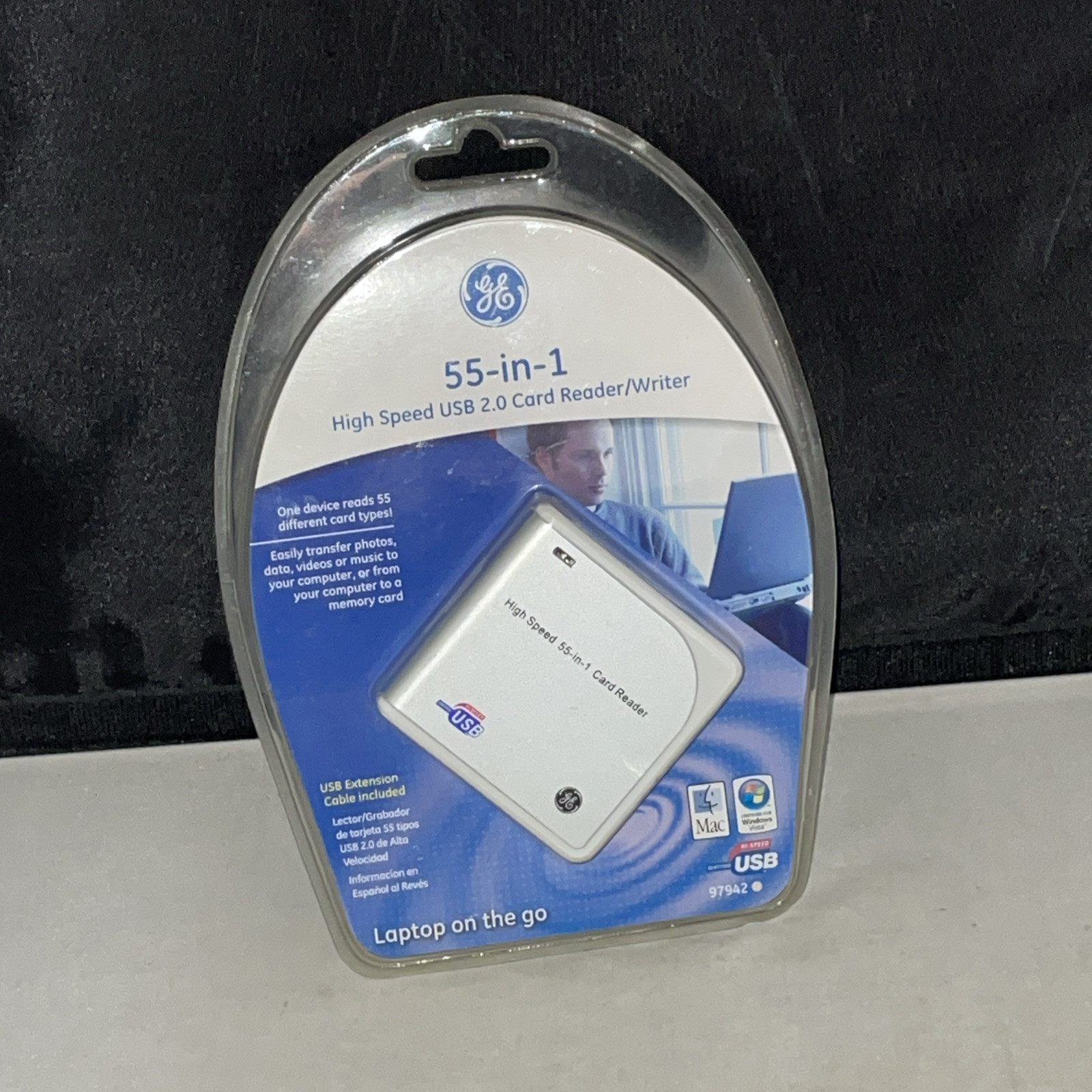 GE 97942 Hi Speed USB 2 Card Reader Writer 55 in One "FactoryNewGreat Find" WOW