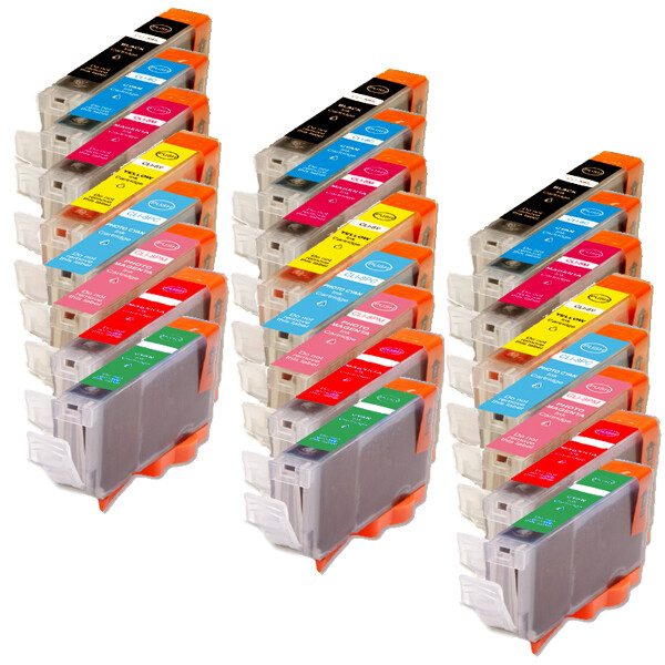 24 Pack Compatible Ink Cartridges for CLI-8 Canon Pixma Pro9000 Mark II Printer