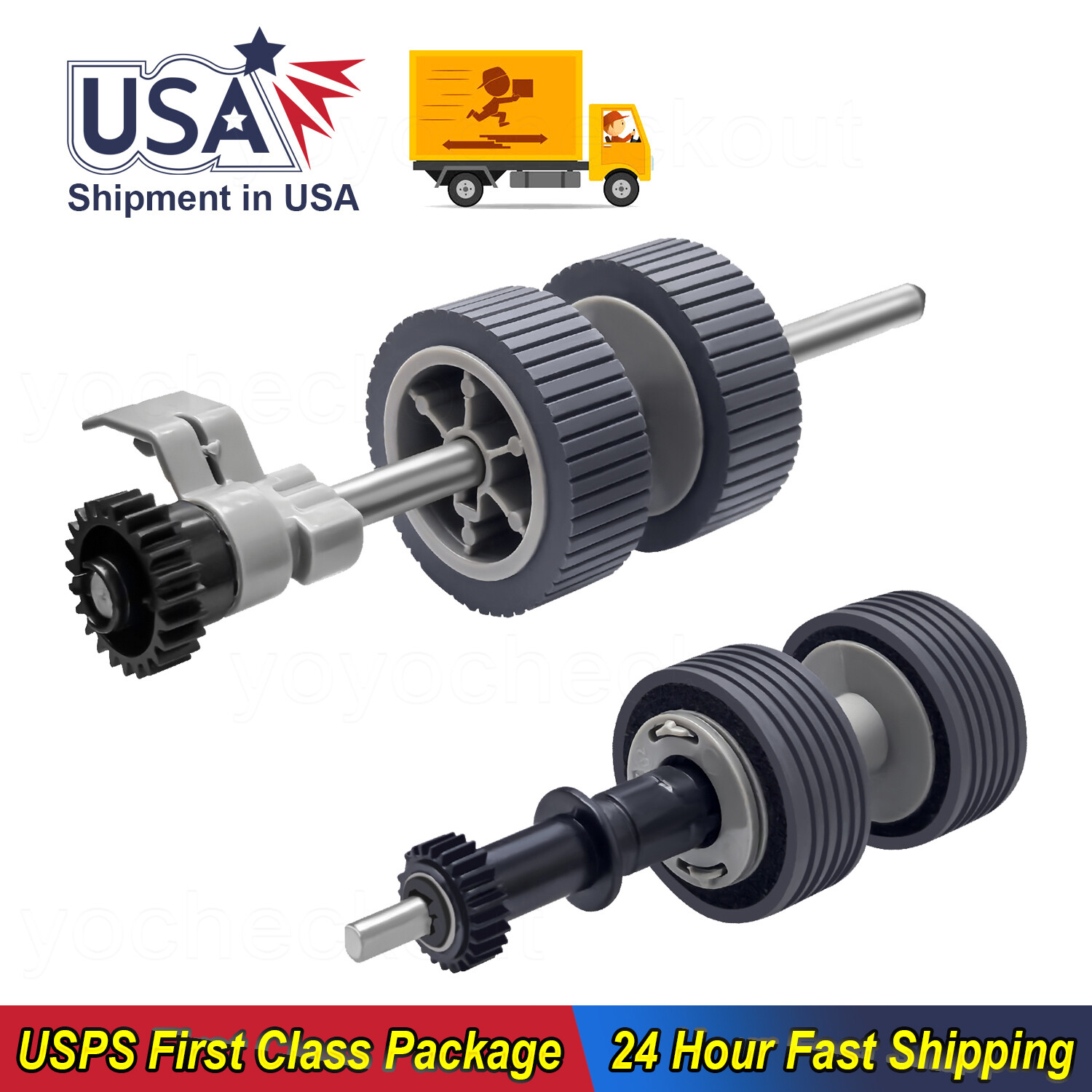 For Fujitsu Fi-6240 Fi-6125 Fi-6225 Pick Brake Roller PA03540-0001 PA03540-0002