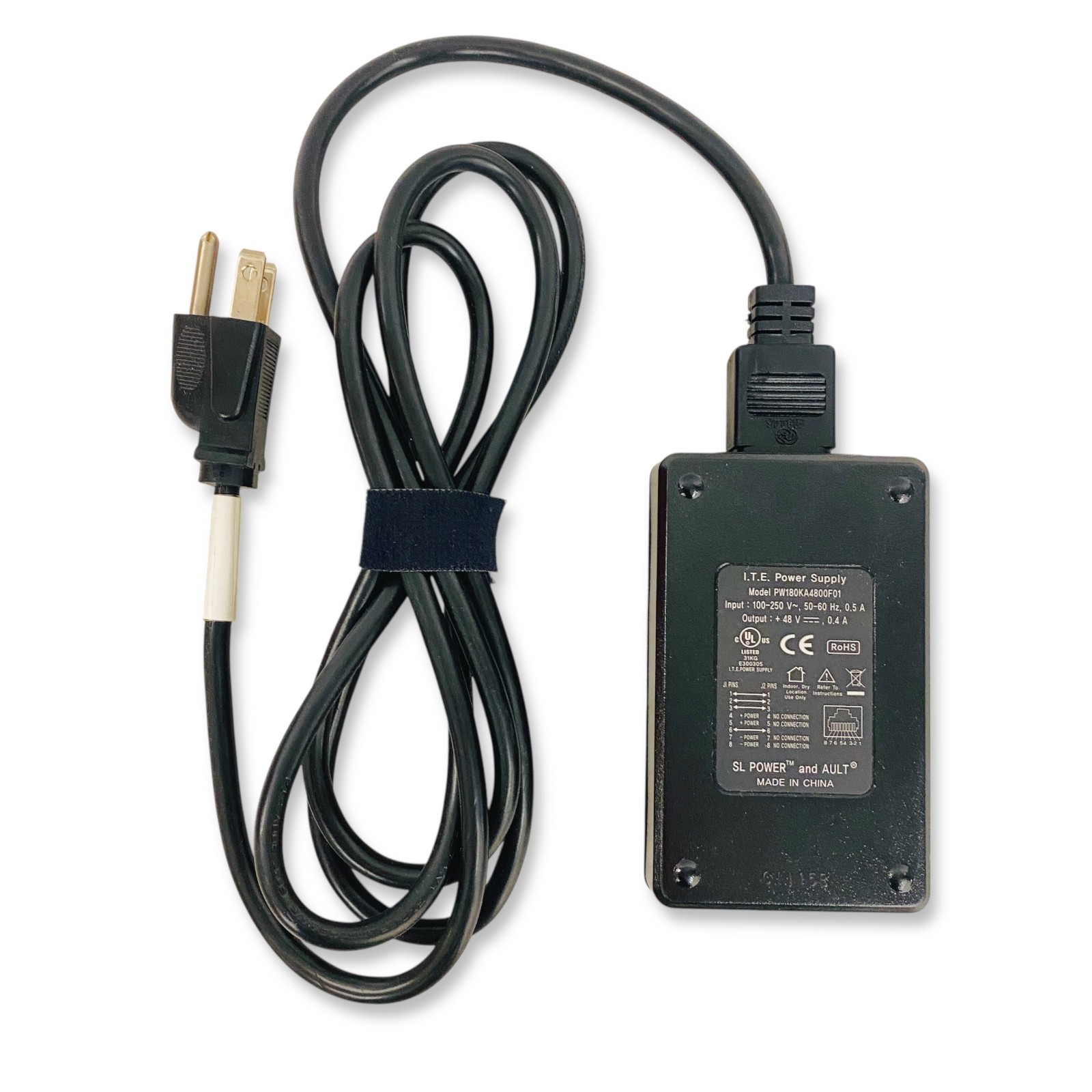 SL Power Ault PW180KA4800F01 ITE Power Supply 250V Input 48V Output with AC Cord