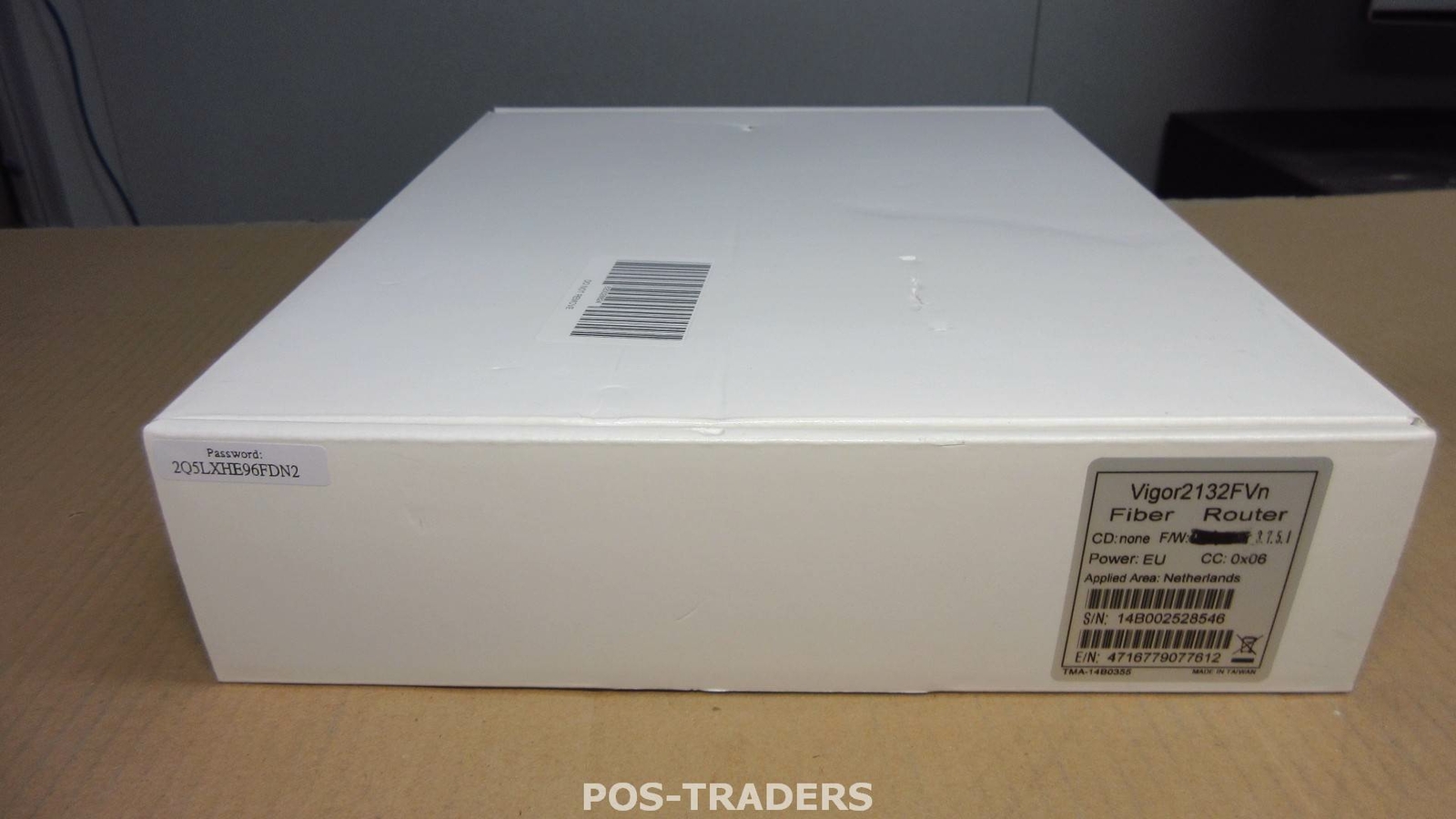 DrayTek VIGOR2132FVn Security SFP WAN Router 4 x Gigabit LAN NETHERLANDS - NEW