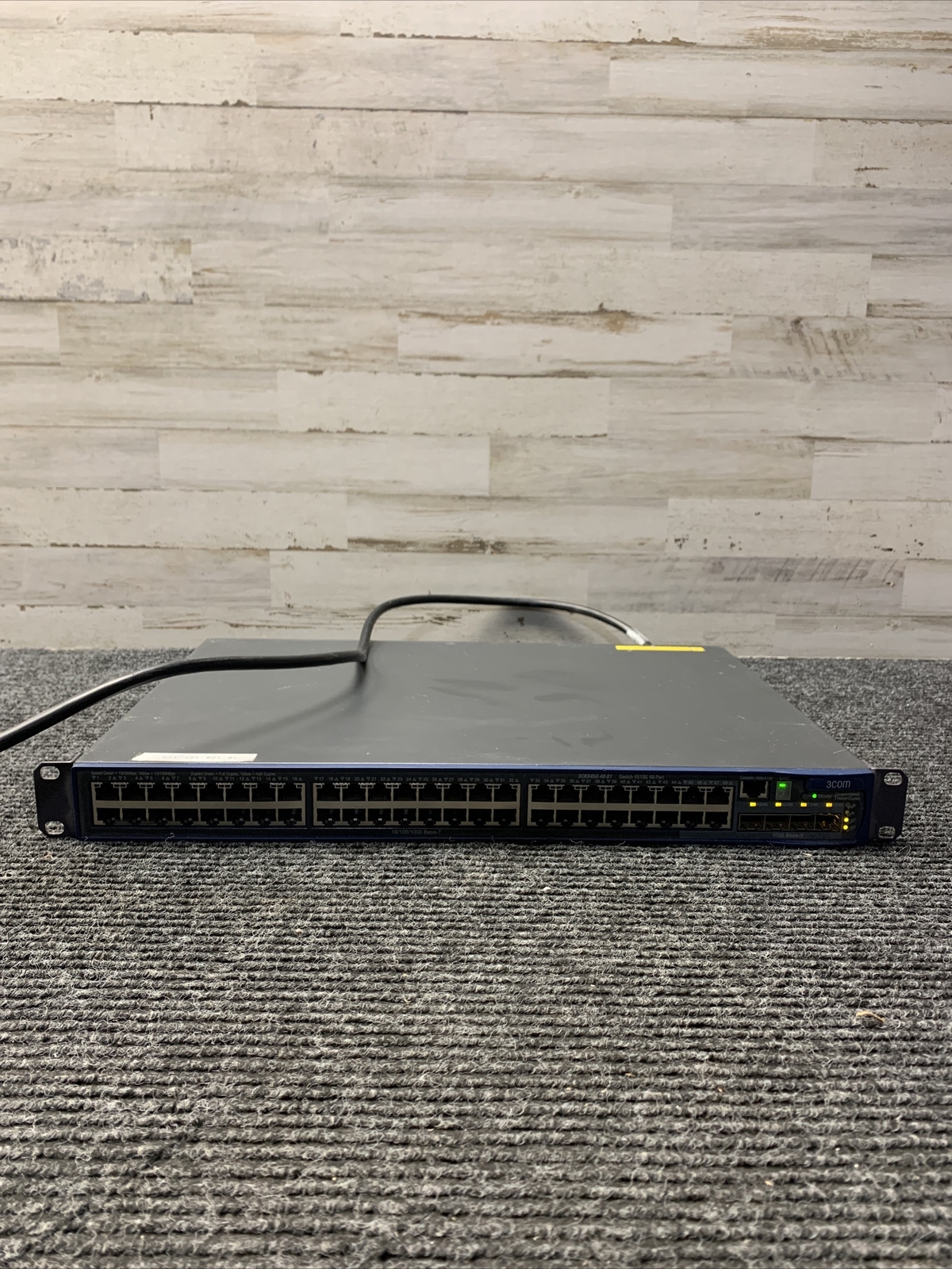 Used 3COM 4510G 48-Port Managed Switch 3CRS45G-48-91 
