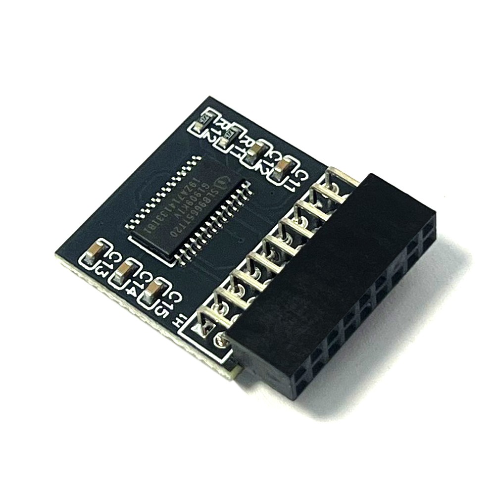 Genuine TPM2.0 18pin-1 Security Module LPC SLB9665 For ASRock B450 Pro4 tah