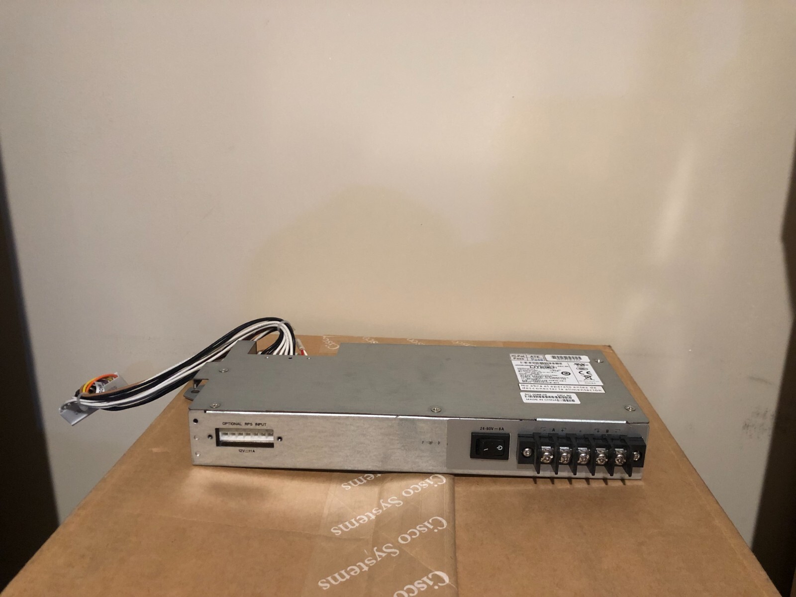 CISCO PWR-2811-DC DC Power Supply for 2811 Router 2811-DC 341-0066-03 w/DC Cable