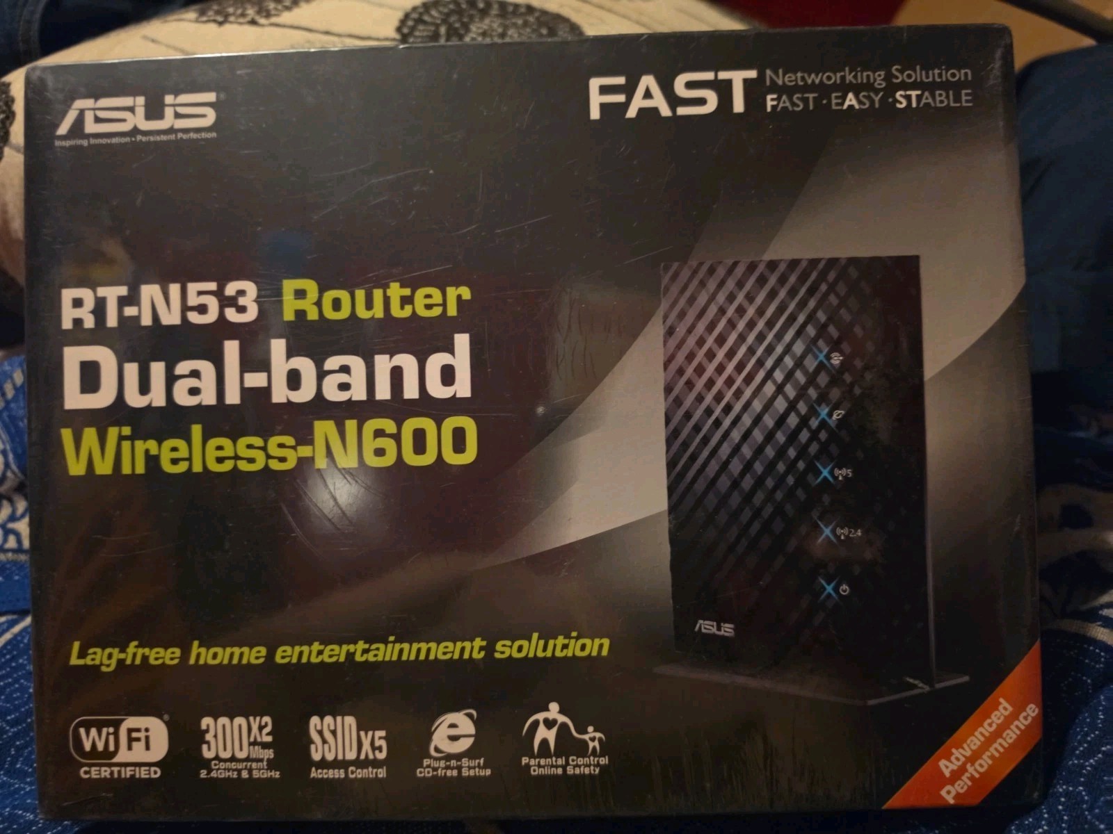 Brand New ASUS RT-N53 Router Dual Band Wireless-N 600 (Sealed)