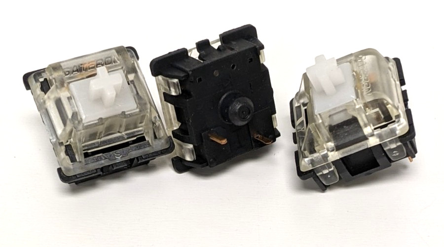 Drop + Gateron Clear Mechanical Keyboard Switches 3-Pin 49 Pack