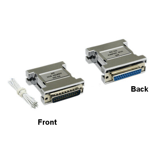 10PCS DB25 Male to Female Jumper Box Diagnose/Testing RS232 Parallel Port/Device