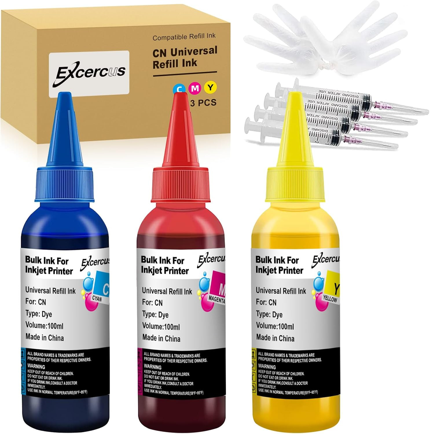 Ink Refill Kit 100Ml Compatible with Canon 275 276 245 246 260 261 210 211 243