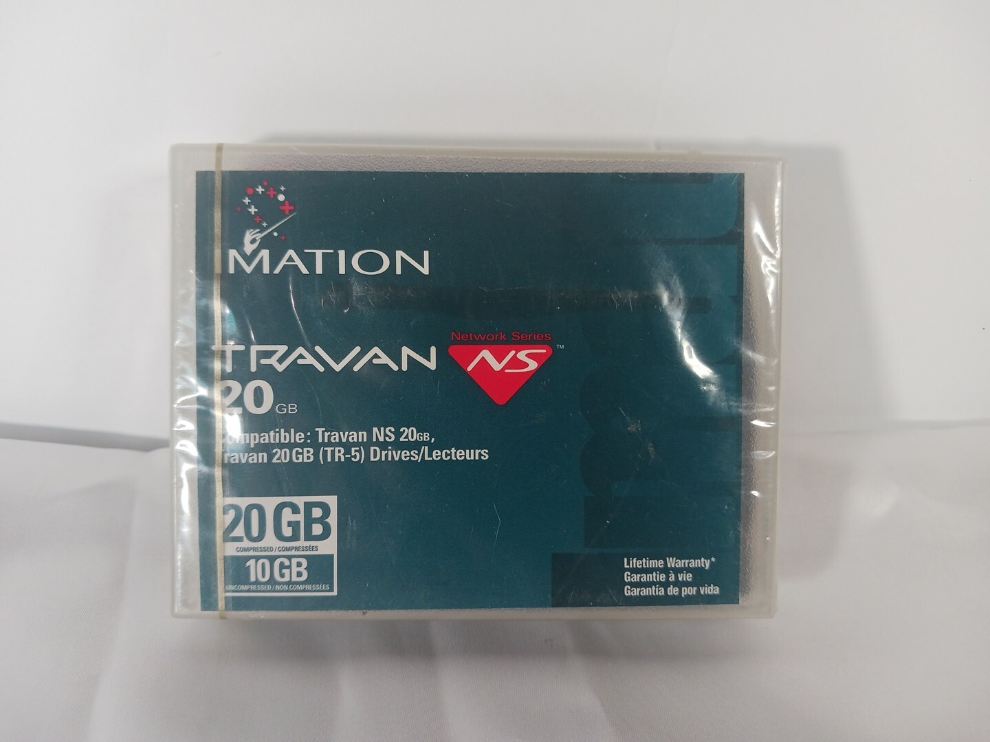 Imation Travan NS Network Series 20GB Data Cartridge New/Sealed