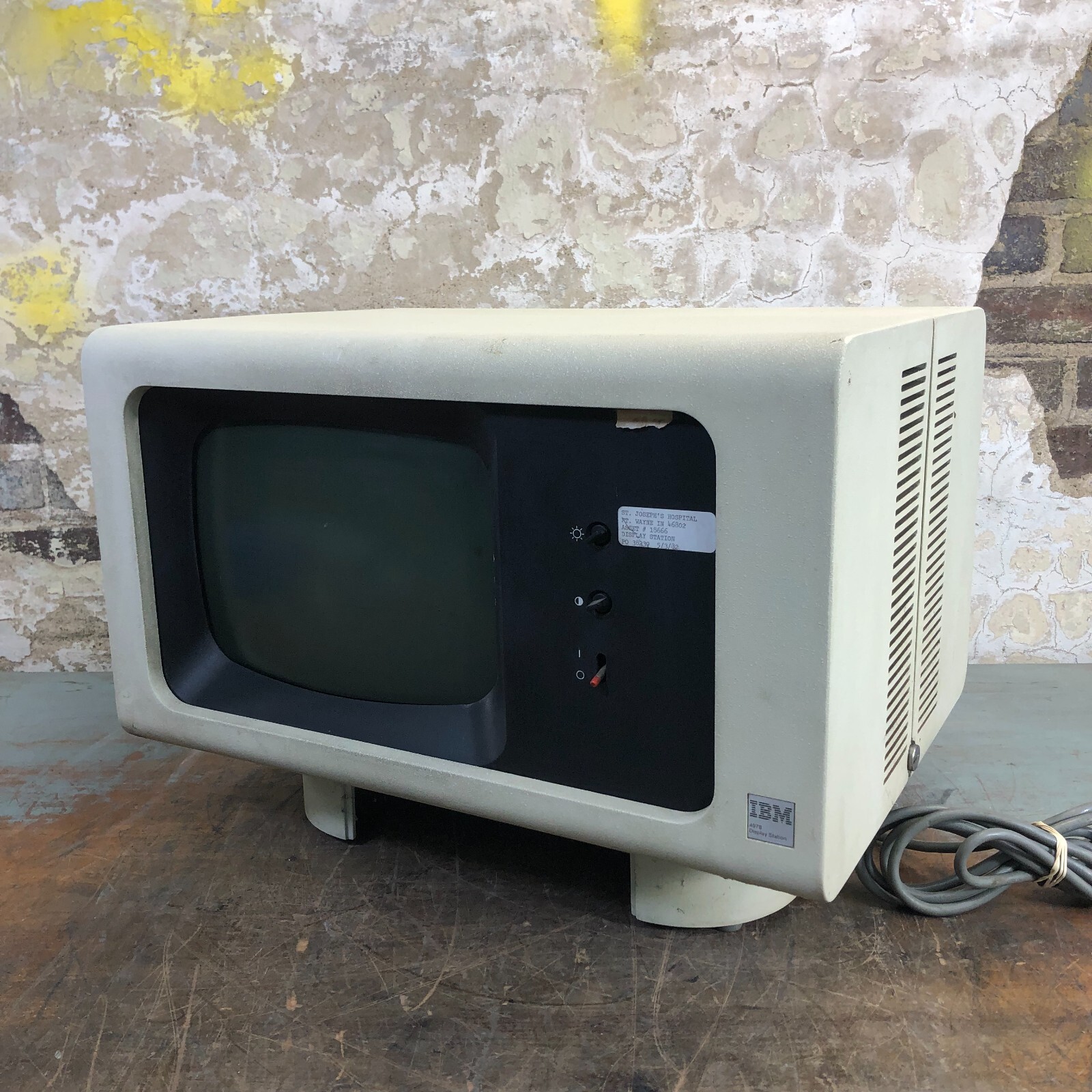 RARE IBM Vintage 4978 CRT Terminal Computer (Untested)