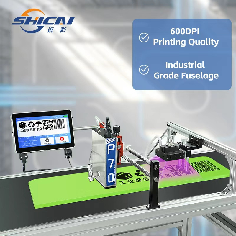 Industrial UV Coder Seiko 510 Piezo 72mm Large Character 360dpi LED Curing
