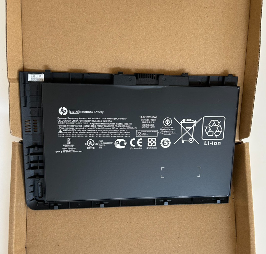 Genuine OEM BT04XL Battery HP EliteBook Folio 9470M 9480M HSTNN-DB3Z HSTNN-110C