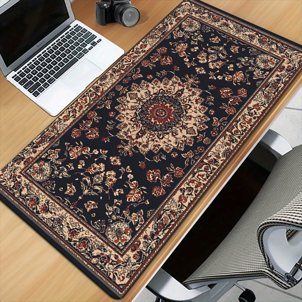 1pc Bohemian Patterns HD Printed XXL Mousepad - Multi-Functional Desk Mat for