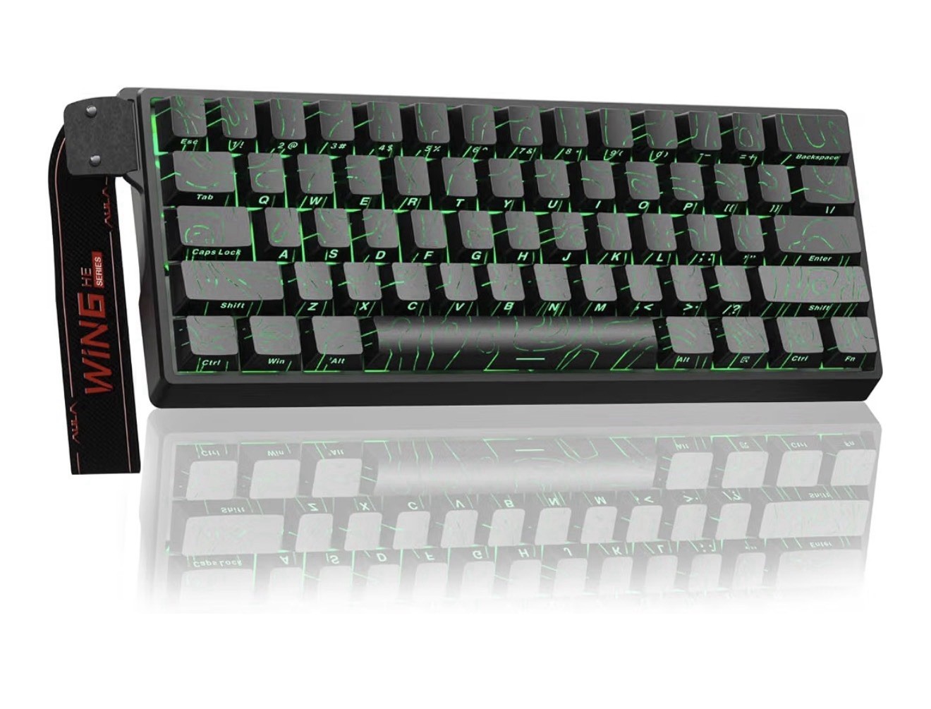 60% Mechanical Gaming Keyboard Wired, Hall Effect Magnetic Switch Hot Swappable,