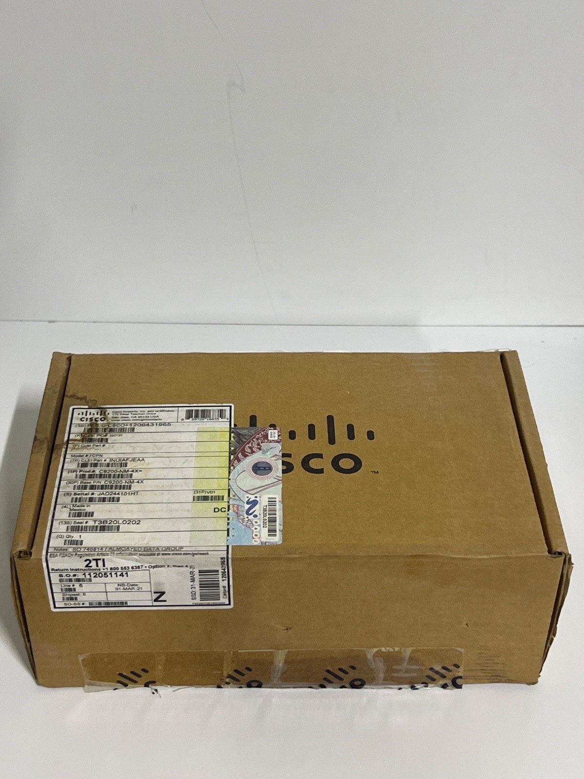 CISCO INUIAFJEAA C9200-NM-4X Network Module V01