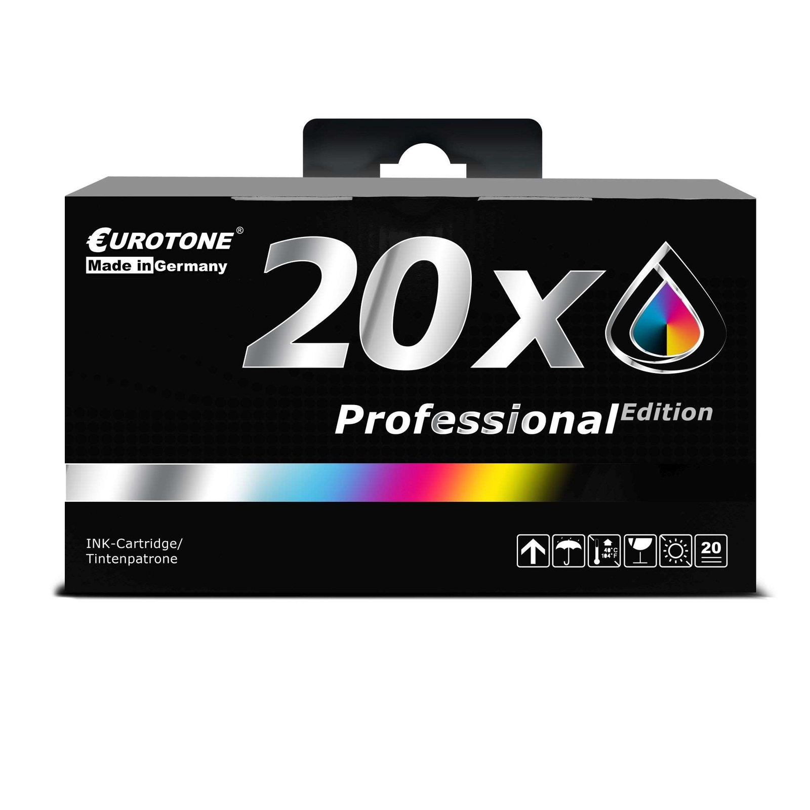 20x Eurotone PRO Ink for HP DesignJet T-520-36 T-120 T-520-24