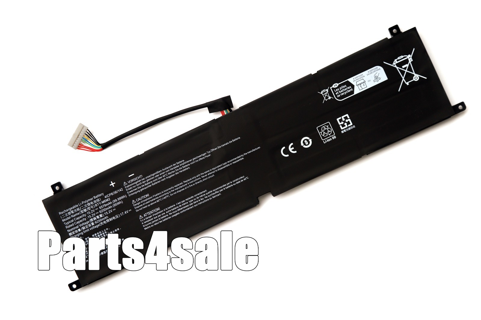 New Genuine BTY-M6M2 Battery for MSI Stealth 16 Studio A13VG A13VE A13VF MS-15F2